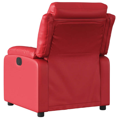 vidaXL Massagesessel Rot Kunstleder