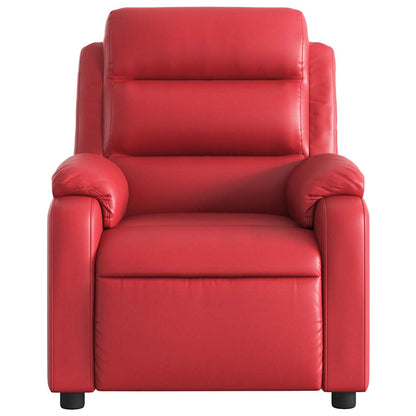 vidaXL Massagesessel Rot Kunstleder
