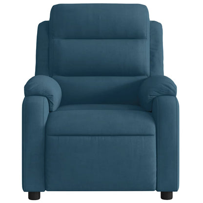 vidaXL Relaxsessel Blau Samt