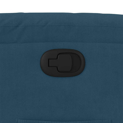 vidaXL Relaxsessel Blau Samt