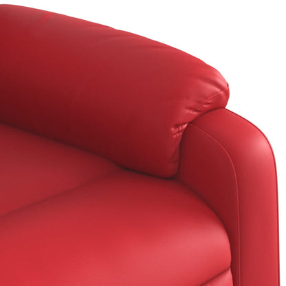 vidaXL Massagesessel Rot Kunstleder