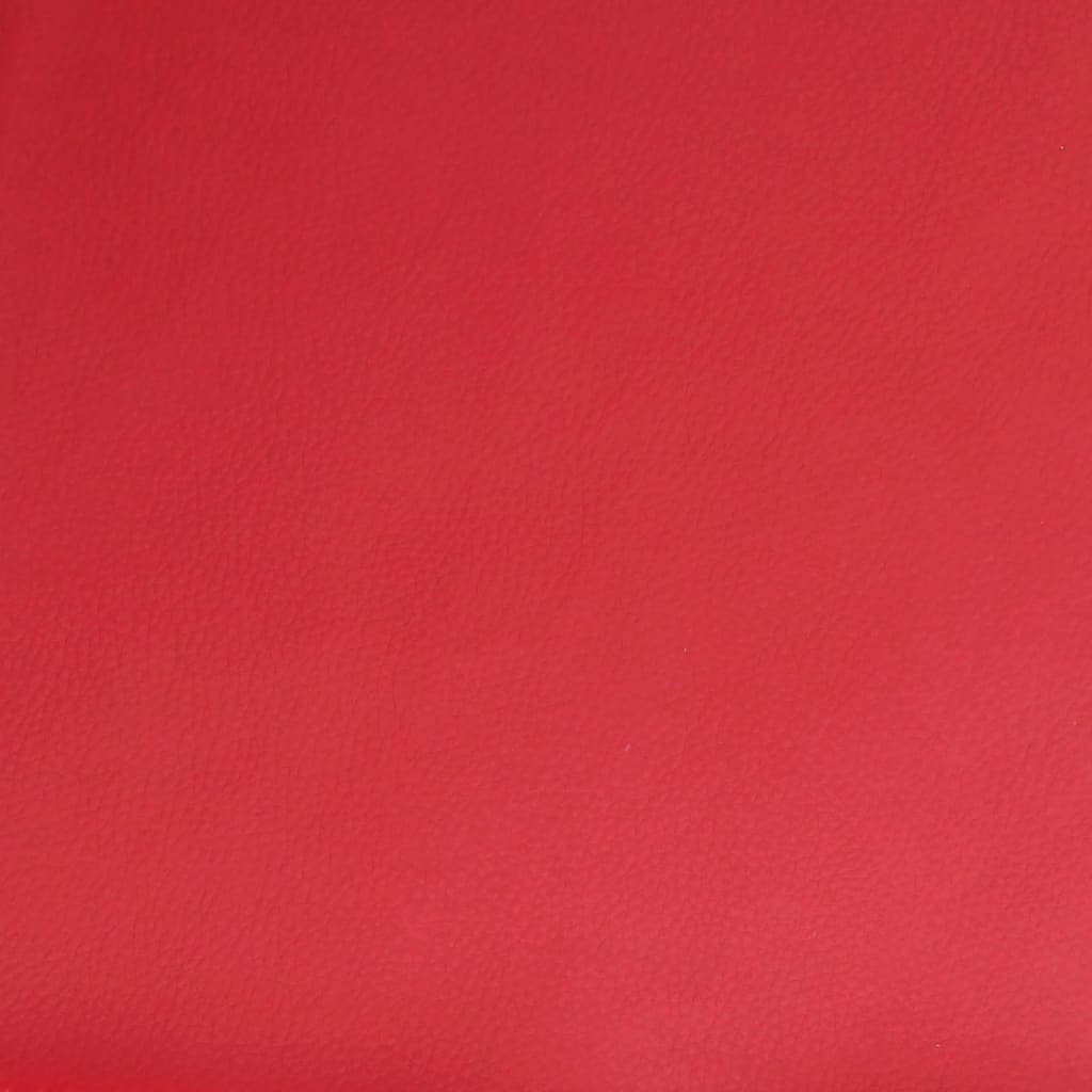 Fauteuil de massage vidaXL rouge similicuir