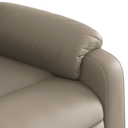 vidaXL Massagesessel Cappuccino-Braun Kunstleder