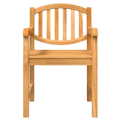vidaXL Gartenstühle 8 Stk. 58x59x88 cm Massivholz Teak