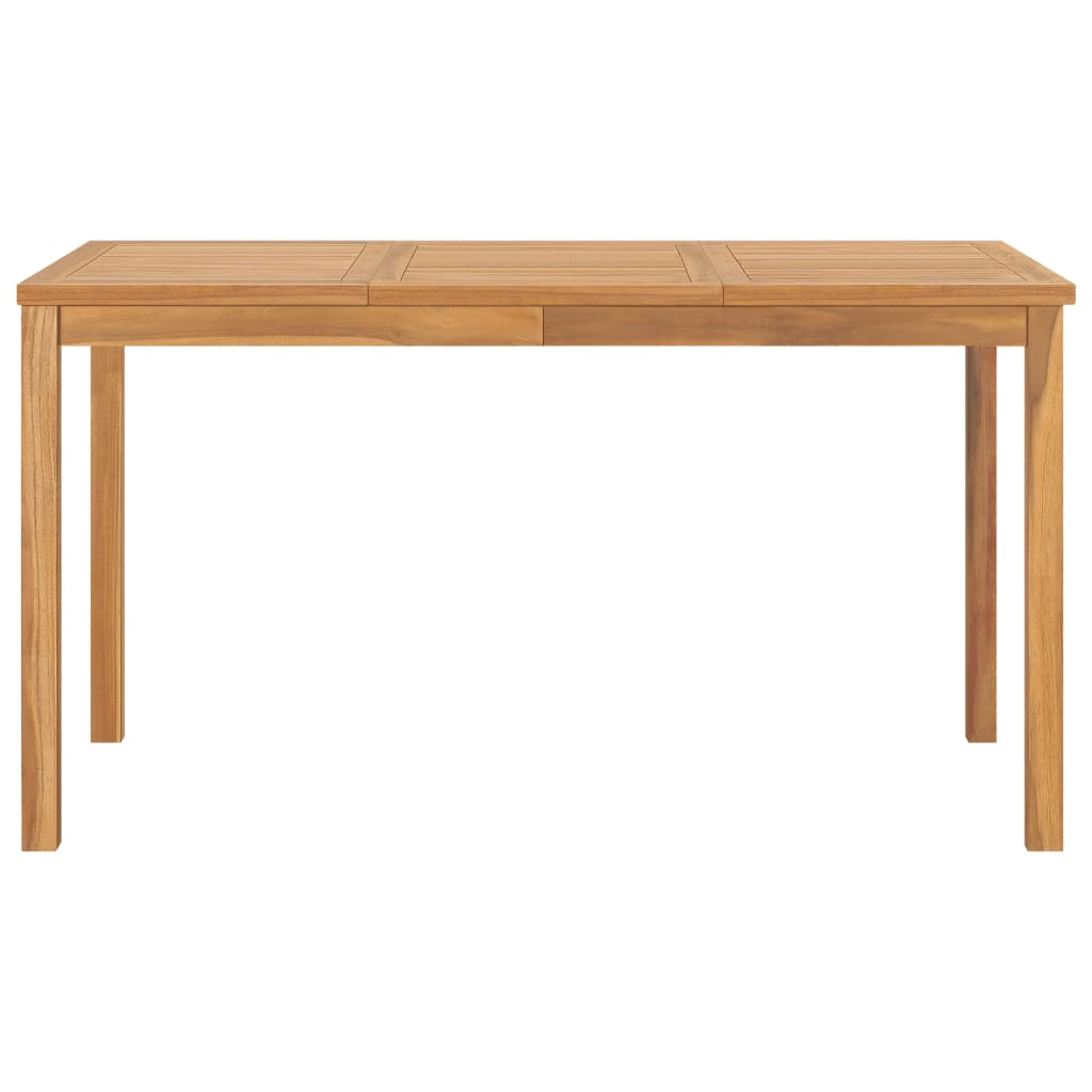 vidaXL 5-tlg. Garten-Essgruppe Massivholz Teak