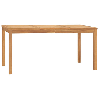 vidaXL 5-tlg. Garten-Essgruppe Massivholz Teak