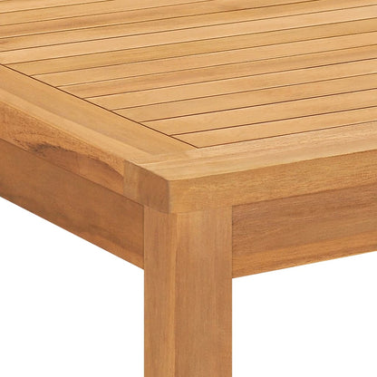 vidaXL 5-tlg. Garten-Essgruppe Massivholz Teak