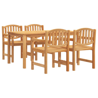 vidaXL 5-tlg. Garten-Essgruppe Massivholz Teak