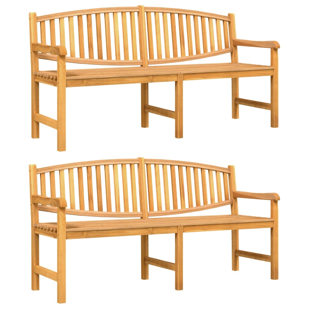 vidaXL 5-tlg. Garten-Essgruppe Massivholz Teak
