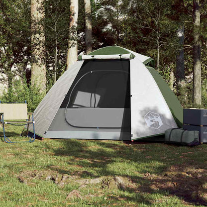 vidaXL Kuppel-Campingzelt 2 Personen Grün Wasserdicht