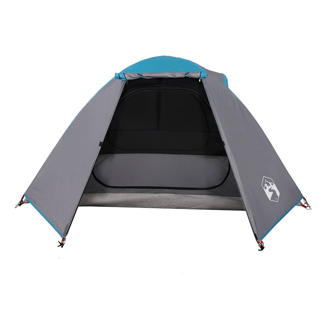 vidaXL Kuppel-Campingzelt 2 Personen Blau Wasserdicht