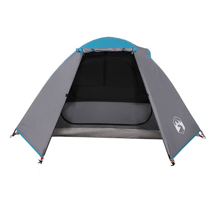 vidaXL Kuppel-Campingzelt 2 Personen Blau Wasserdicht