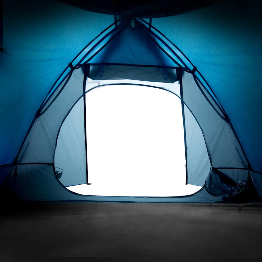 vidaXL Kuppel-Campingzelt 2 Personen Blau Wasserdicht