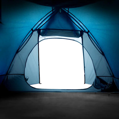 vidaXL Kuppel-Campingzelt 2 Personen Blau Wasserdicht
