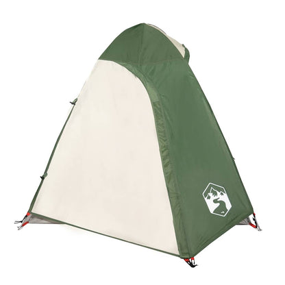 vidaXL Kuppel-Campingzelt 2 Personen Grün Wasserdicht