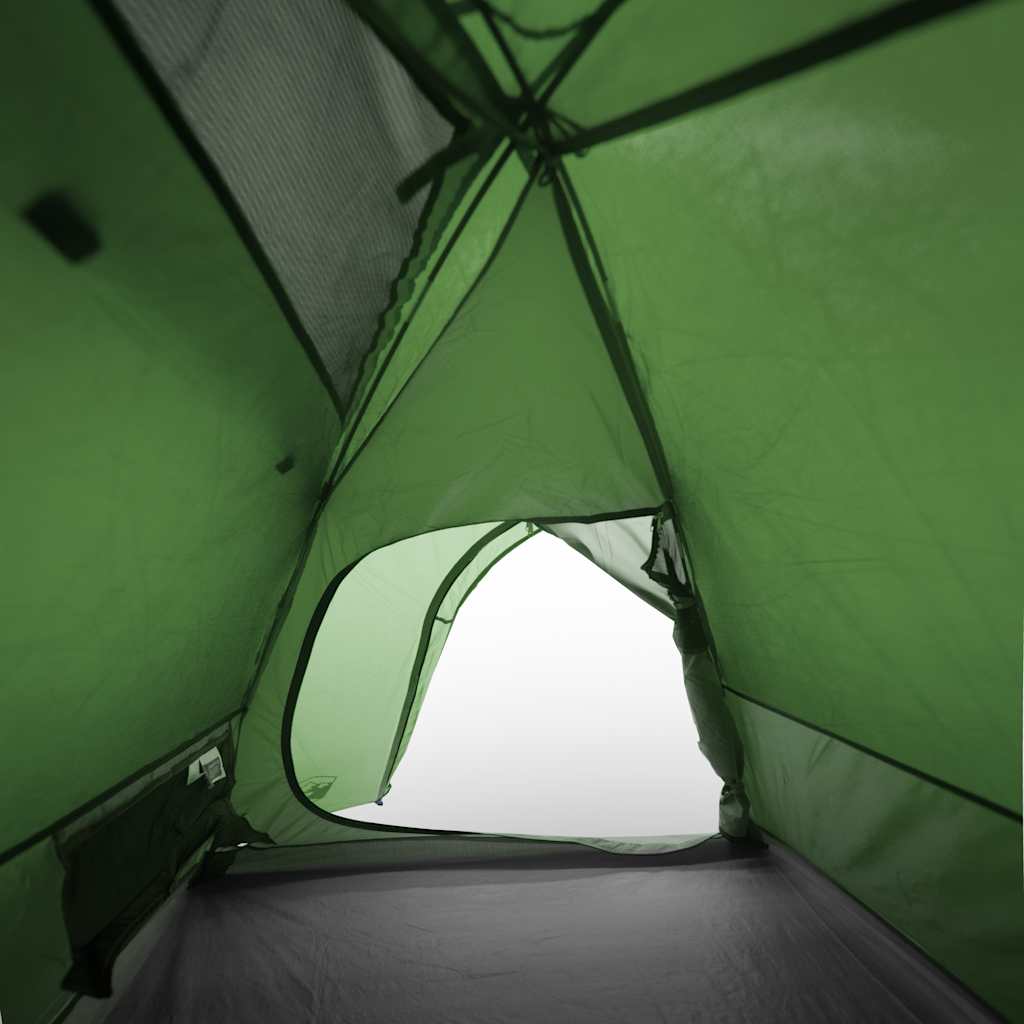 vidaXL Kuppel-Campingzelt 2 Personen Grün Wasserdicht
