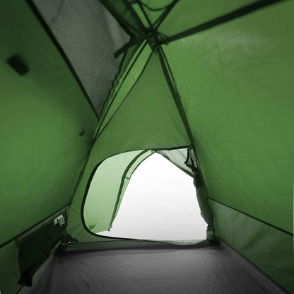 vidaXL Kuppel-Campingzelt 2 Personen Grün Wasserdicht