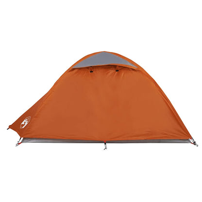 vidaXL Kuppel-Campingzelt 2 Personen Orange Wasserdicht