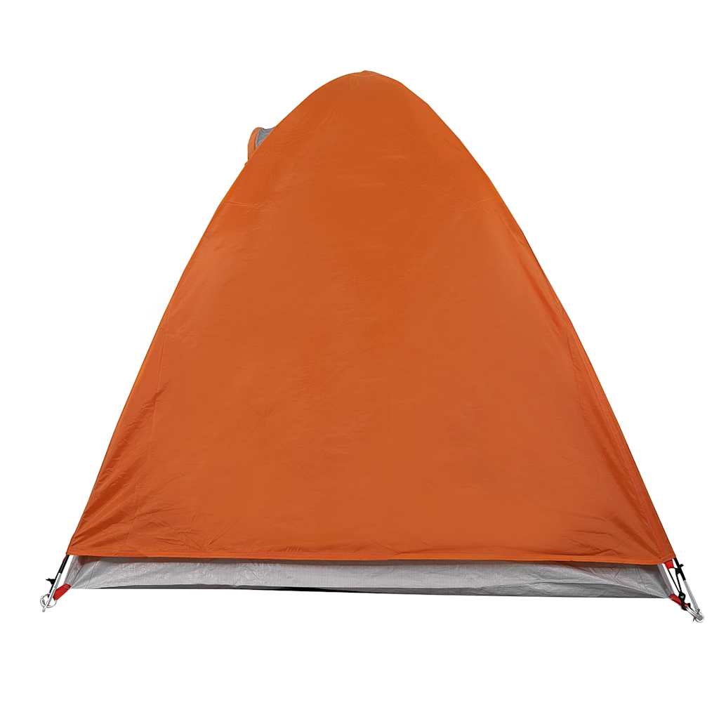 vidaXL Kuppel-Campingzelt 2 Personen Orange Wasserdicht