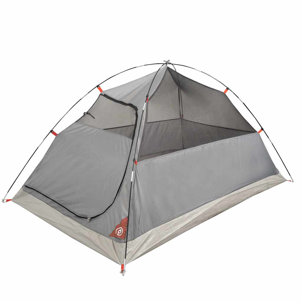 vidaXL Kuppel-Campingzelt 3 Personen Orange Wasserdicht