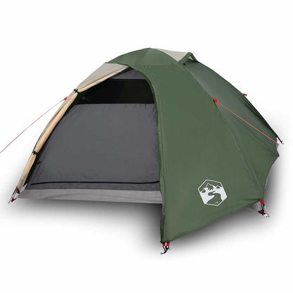 vidaXL Tente de camping dôme 4 personnes vert imperméable
