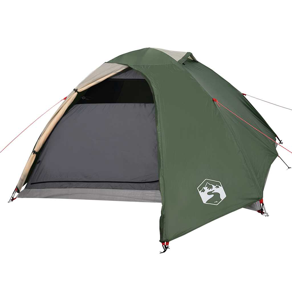 vidaXL Tente de camping dôme 4 personnes vert imperméable
