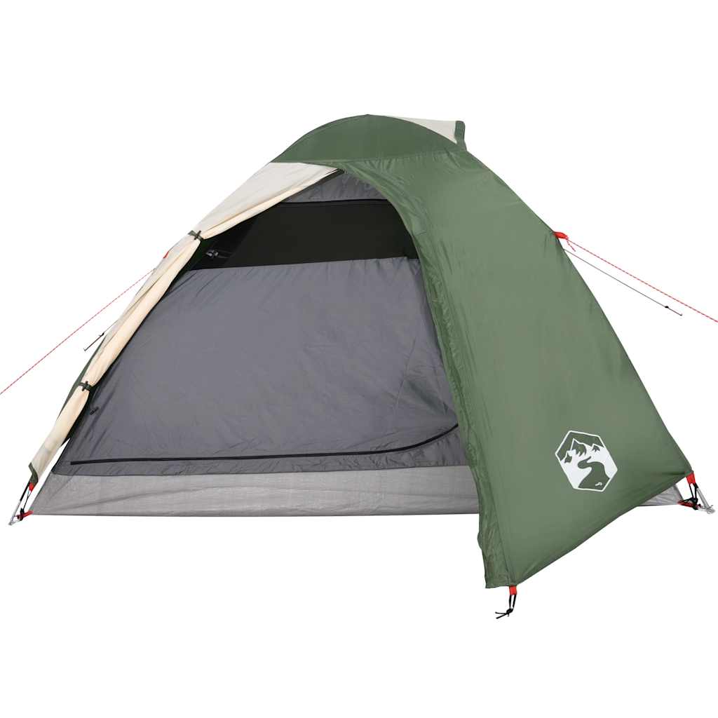 vidaXL Tente de camping dôme 4 personnes vert imperméable