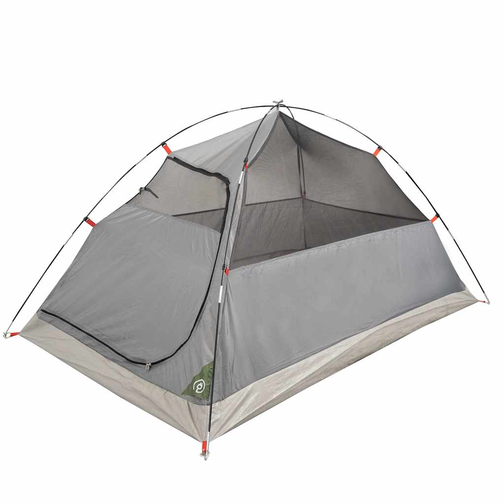 vidaXL Tente de camping dôme 4 personnes vert imperméable