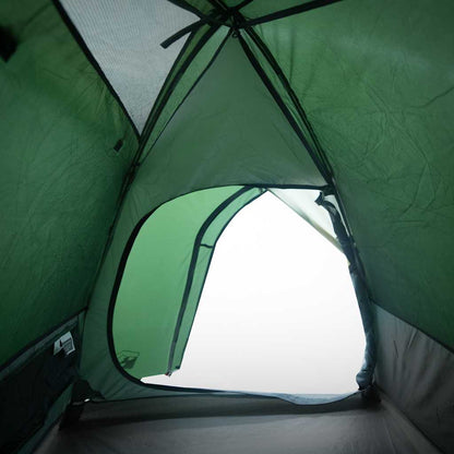 vidaXL Tente de camping dôme 4 personnes vert imperméable