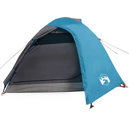 vidaXL Kuppel-Campingzelt 4 Personen Blau Wasserdicht