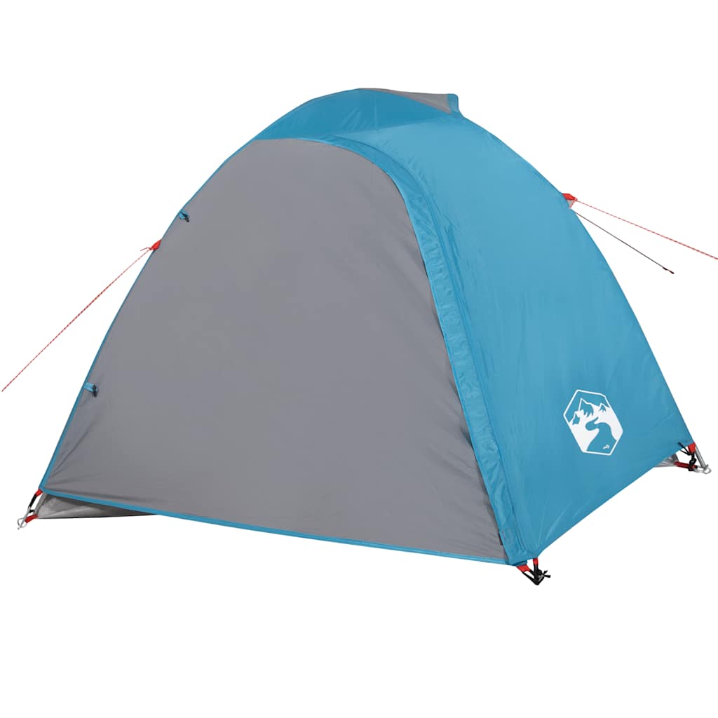 vidaXL Kuppel-Campingzelt 4 Personen Blau Wasserdicht