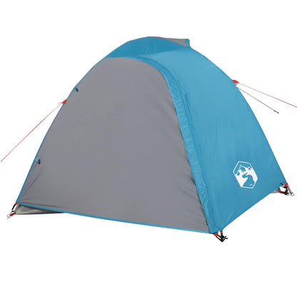vidaXL Kuppel-Campingzelt 4 Personen Blau Wasserdicht