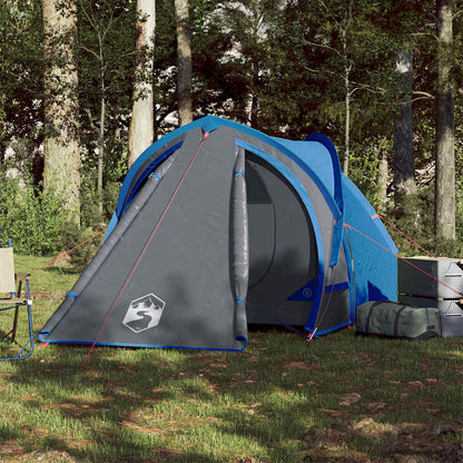 vidaXL Tente de camping dôme 2 personnes bleue imperméable