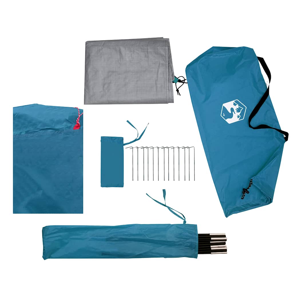 vidaXL Tente de camping dôme 2 personnes bleue imperméable