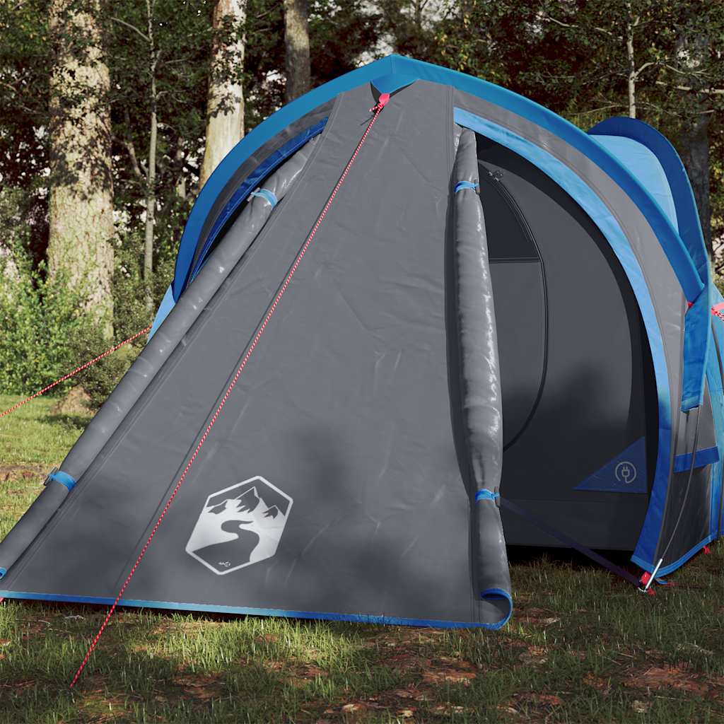 vidaXL Tente de camping dôme 2 personnes bleue imperméable
