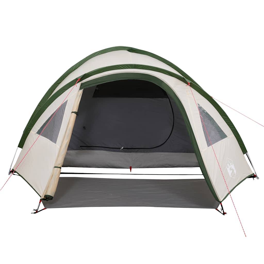 vidaXL Kuppel-Campingzelt 4 Personen Grün Wasserdicht