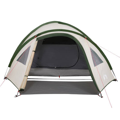 vidaXL Kuppel-Campingzelt 4 Personen Grün Wasserdicht