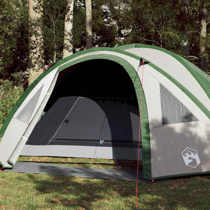 vidaXL Kuppel-Campingzelt 4 Personen Grün Wasserdicht