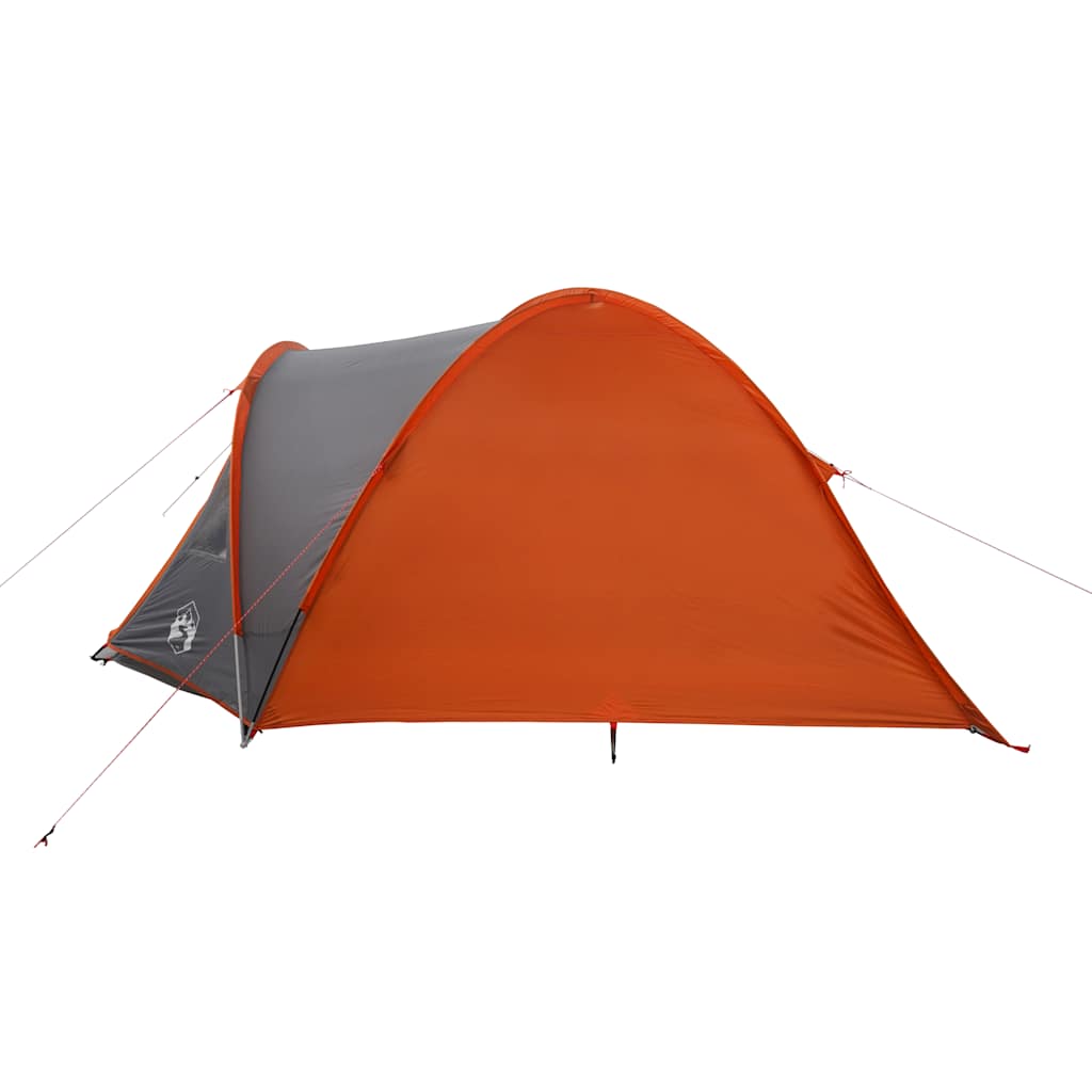 vidaXL Kuppel-Campingzelt 4 Personen Orange Wasserdicht