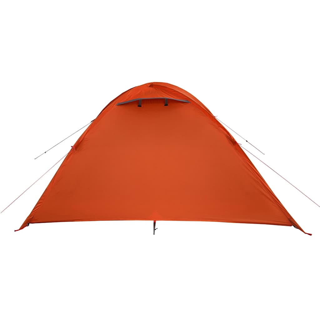 vidaXL Kuppel-Campingzelt 4 Personen Orange Wasserdicht
