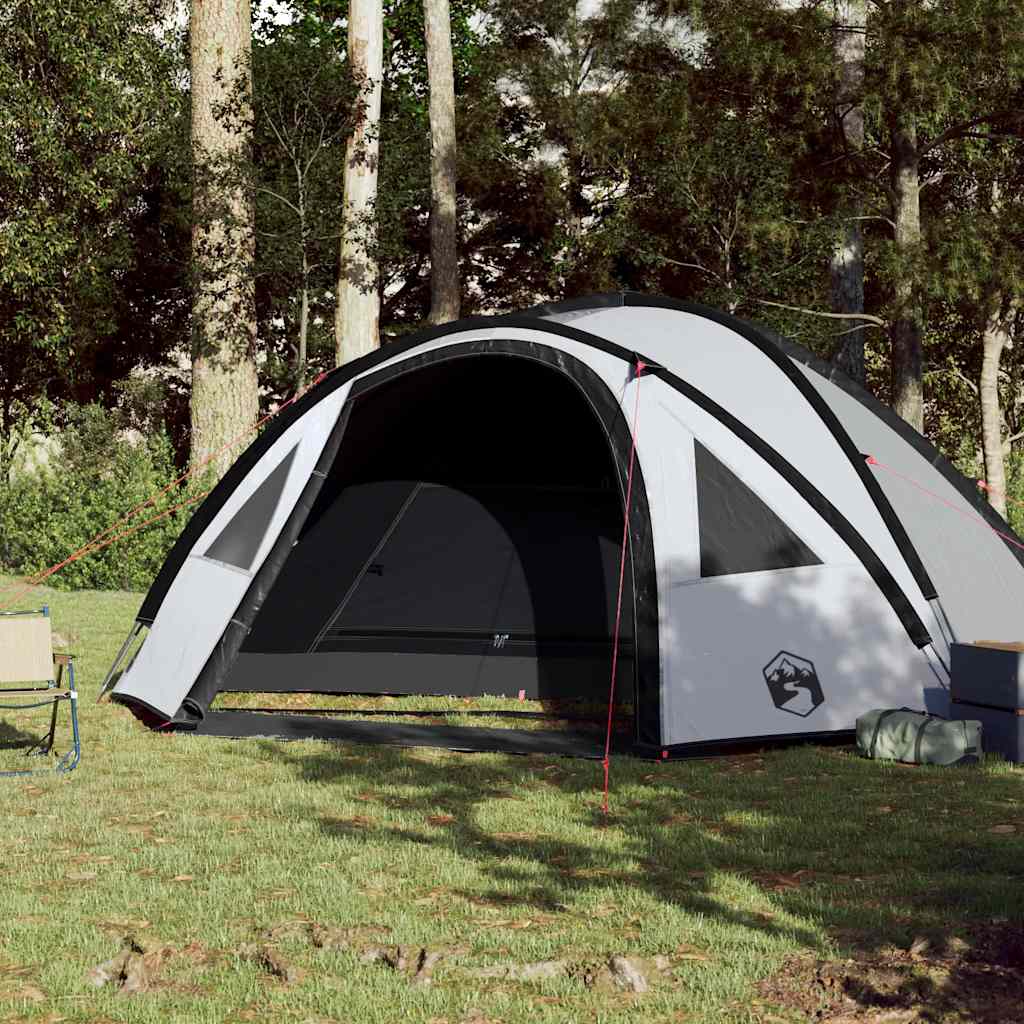vidaXL Kuppel-Campingzelt 4 Personen Weiß Dunkel Wasserdicht