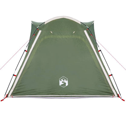 vidaXL Campingzelt 4 Personen Grün Quick Release Wasserfest