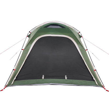 vidaXL Campingzelt 4 Personen Grün Quick Release Wasserfest