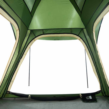 vidaXL Campingzelt 4 Personen Grün Quick Release Wasserfest