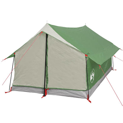 vidaXL Campingzelt 2 Personen Grün Wasserfest