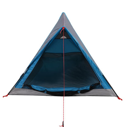 vidaXL Campingzelt 2 Personen Blau Wasserfest