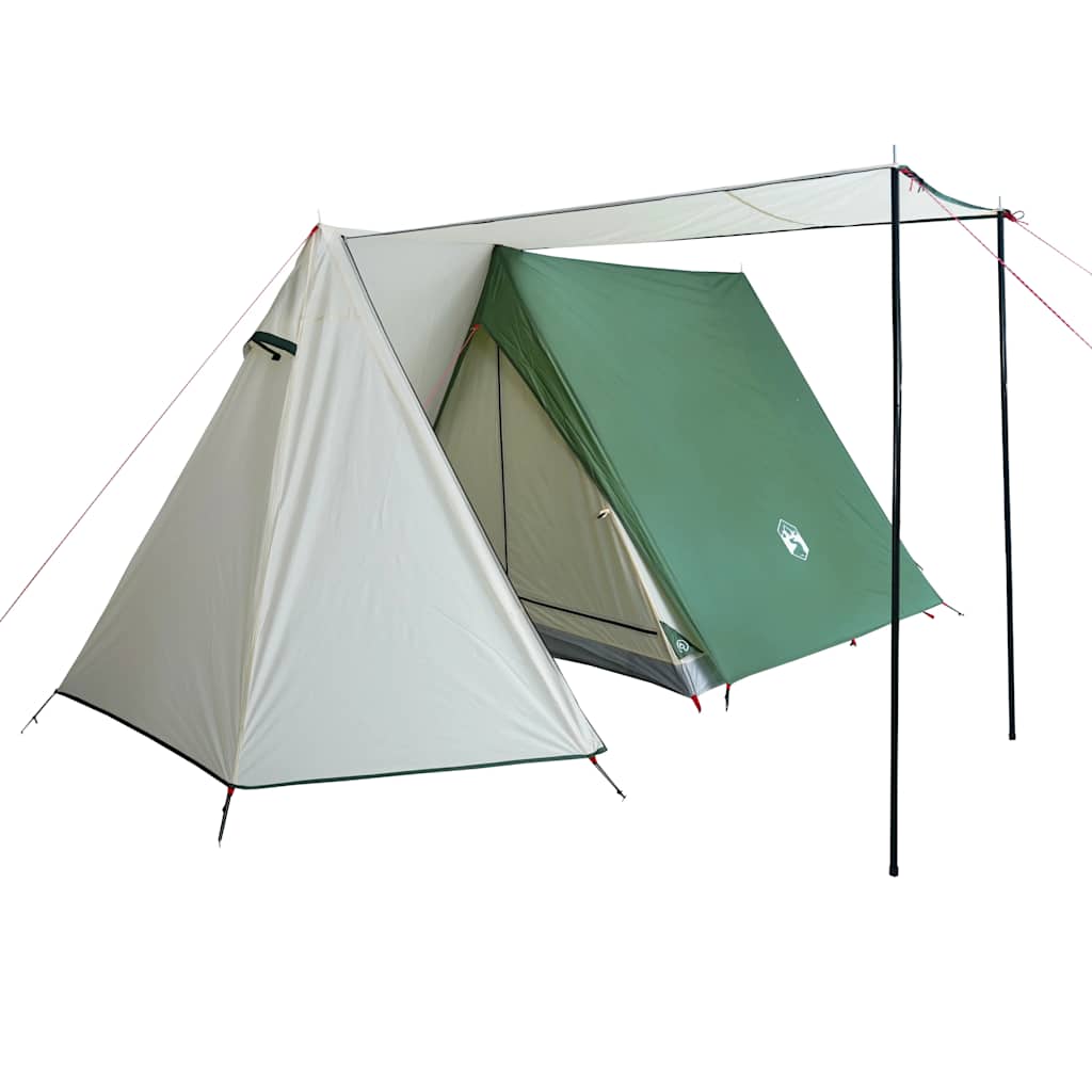 vidaXL Campingzelt 3 Personen Grün Wasserfest