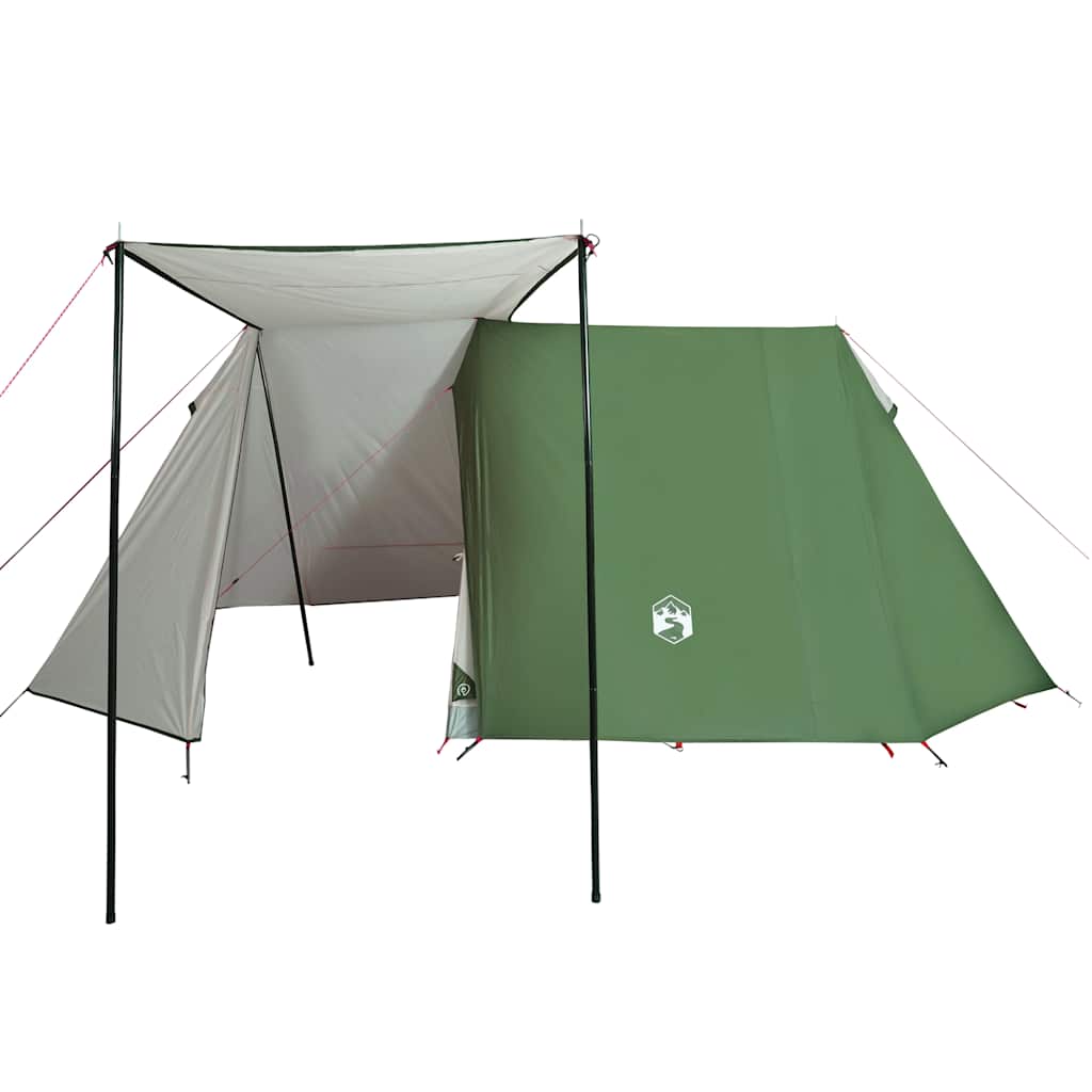 vidaXL Campingzelt 3 Personen Grün Wasserfest