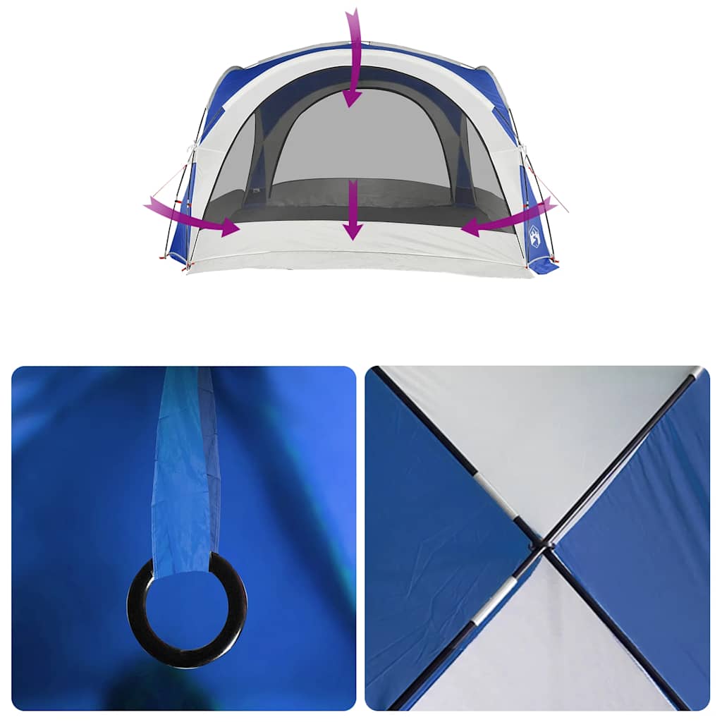 vidaXL Partyzelt Blau Wasserdicht