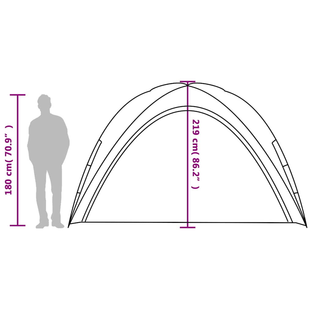 Partyzelt Blau Wasserdicht